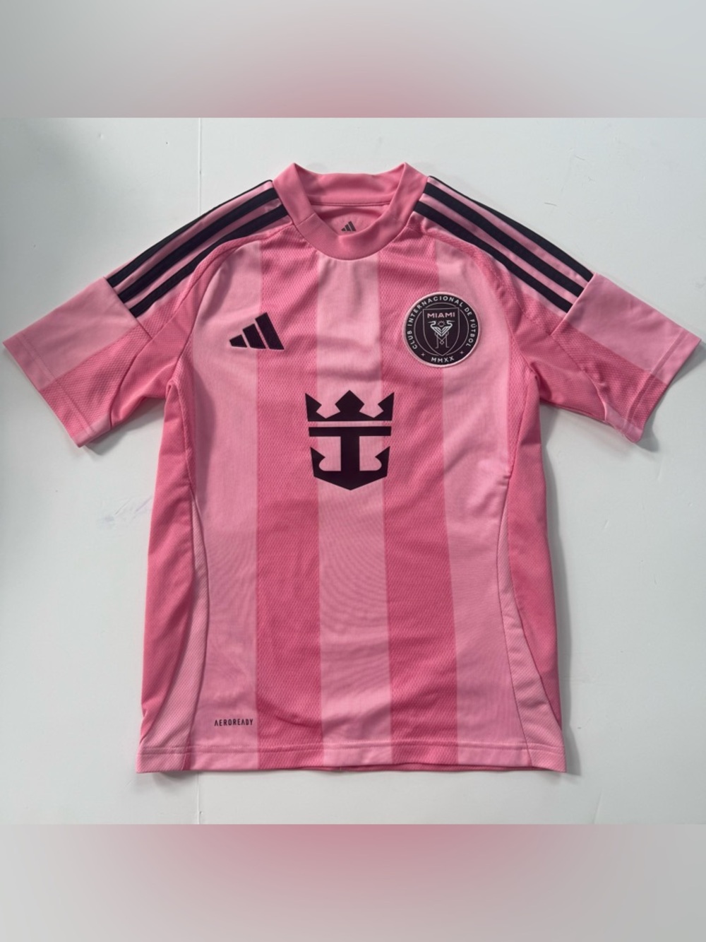 adidas Youth Pink Inter Miami Messi #10 Soccer Jersey